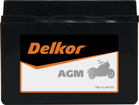 Delkor Motorcycle AGM MF-DTX4LFront