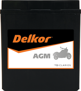 Delkor Motorcycle AGM MF-DTX7LFront