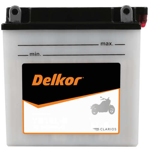 Delkor Motorcycle Conventional Battery