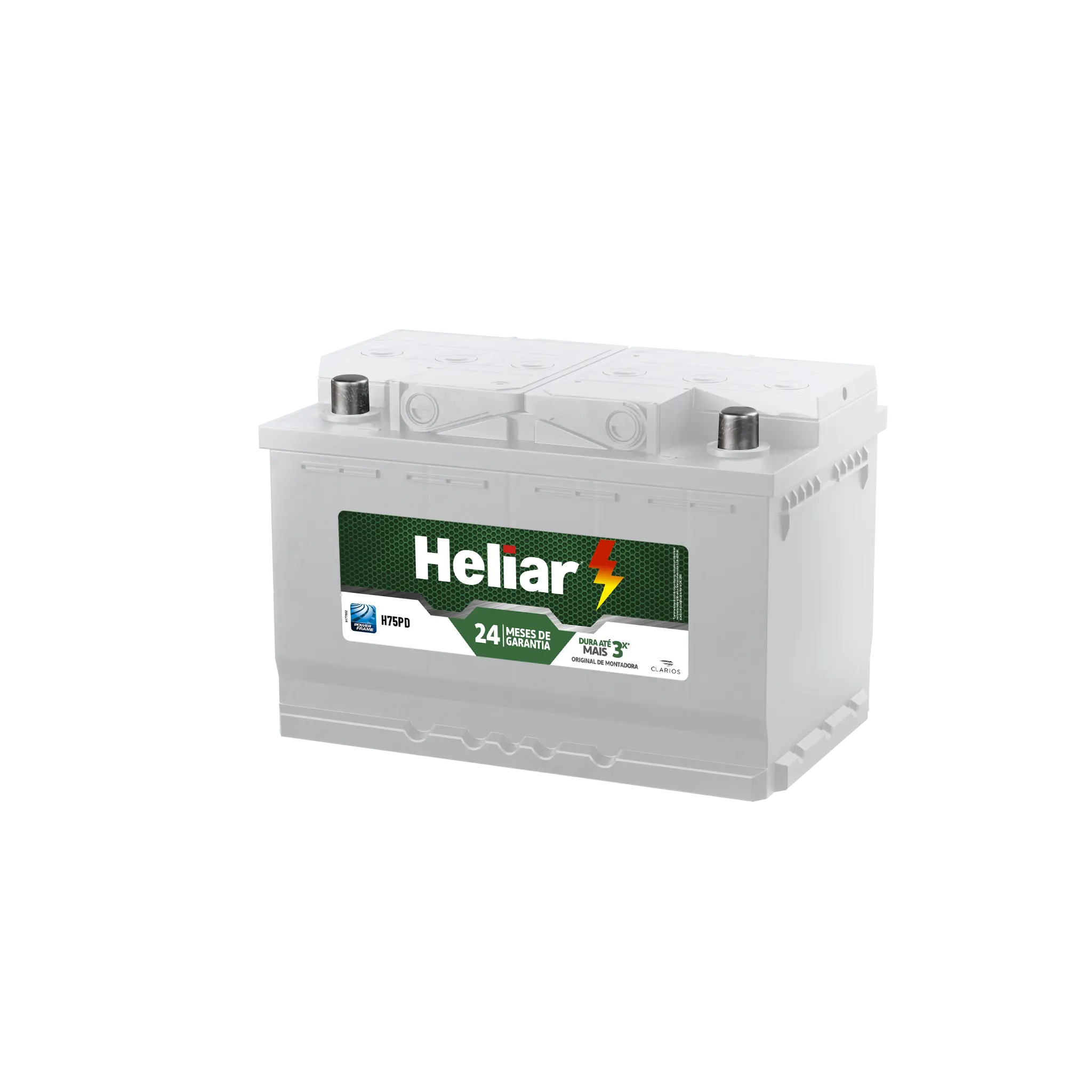 Bateria Heliar Convencional H75PD