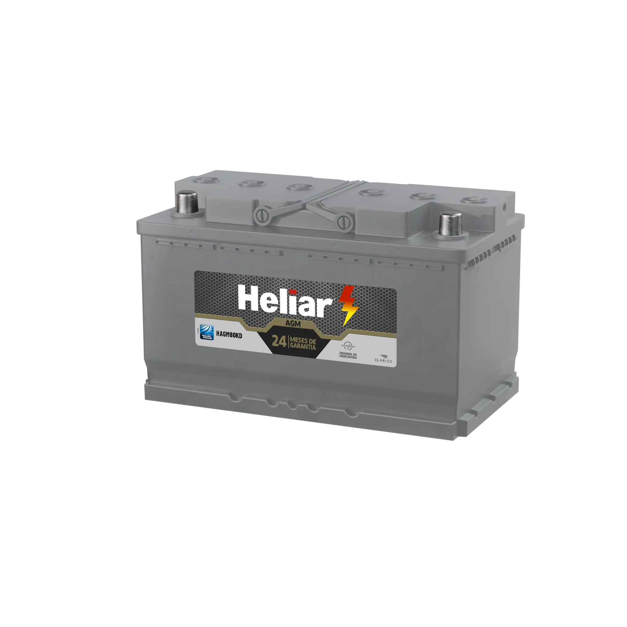 Bateria Heliar AGM HAG80KD