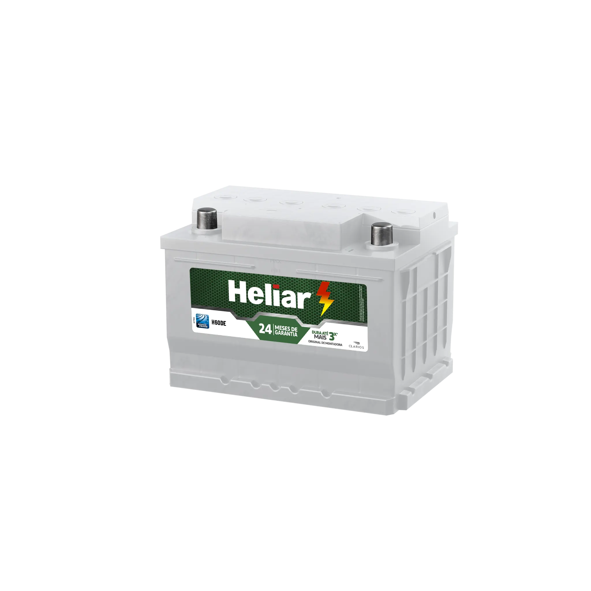 Bateria Heliar Convencional H60DE