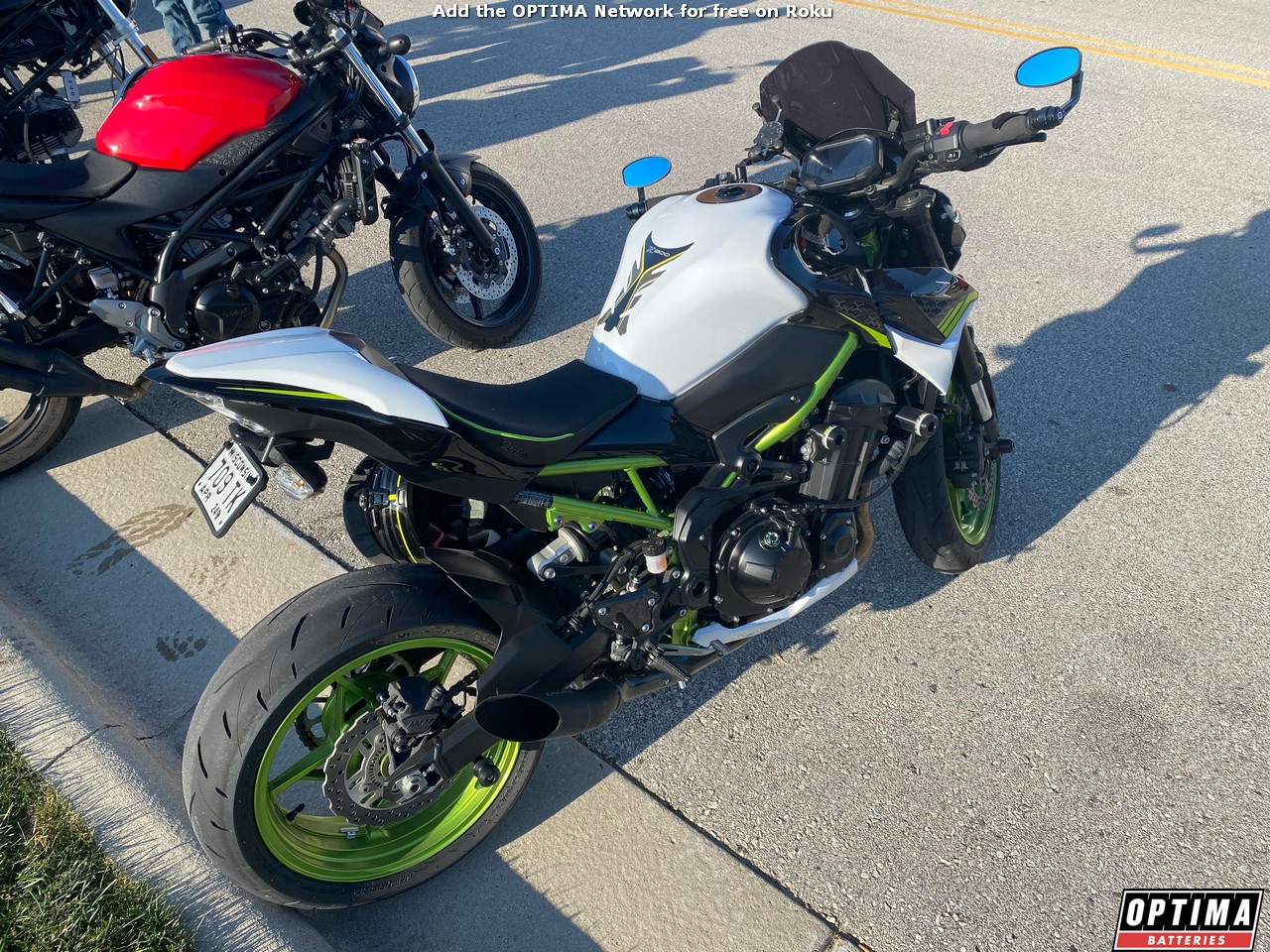 Kawasaki Z900 motorcycle battery