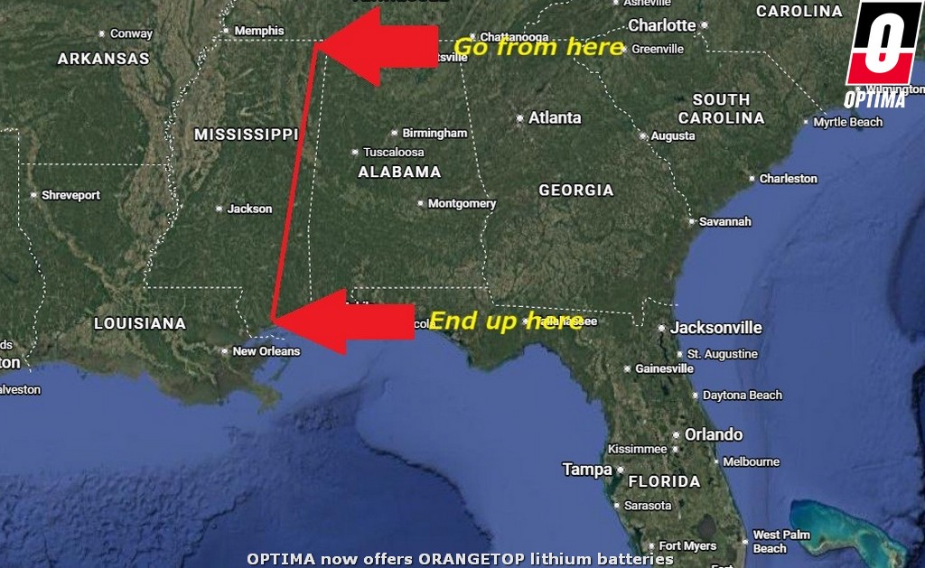 Great Loop route Mississippi