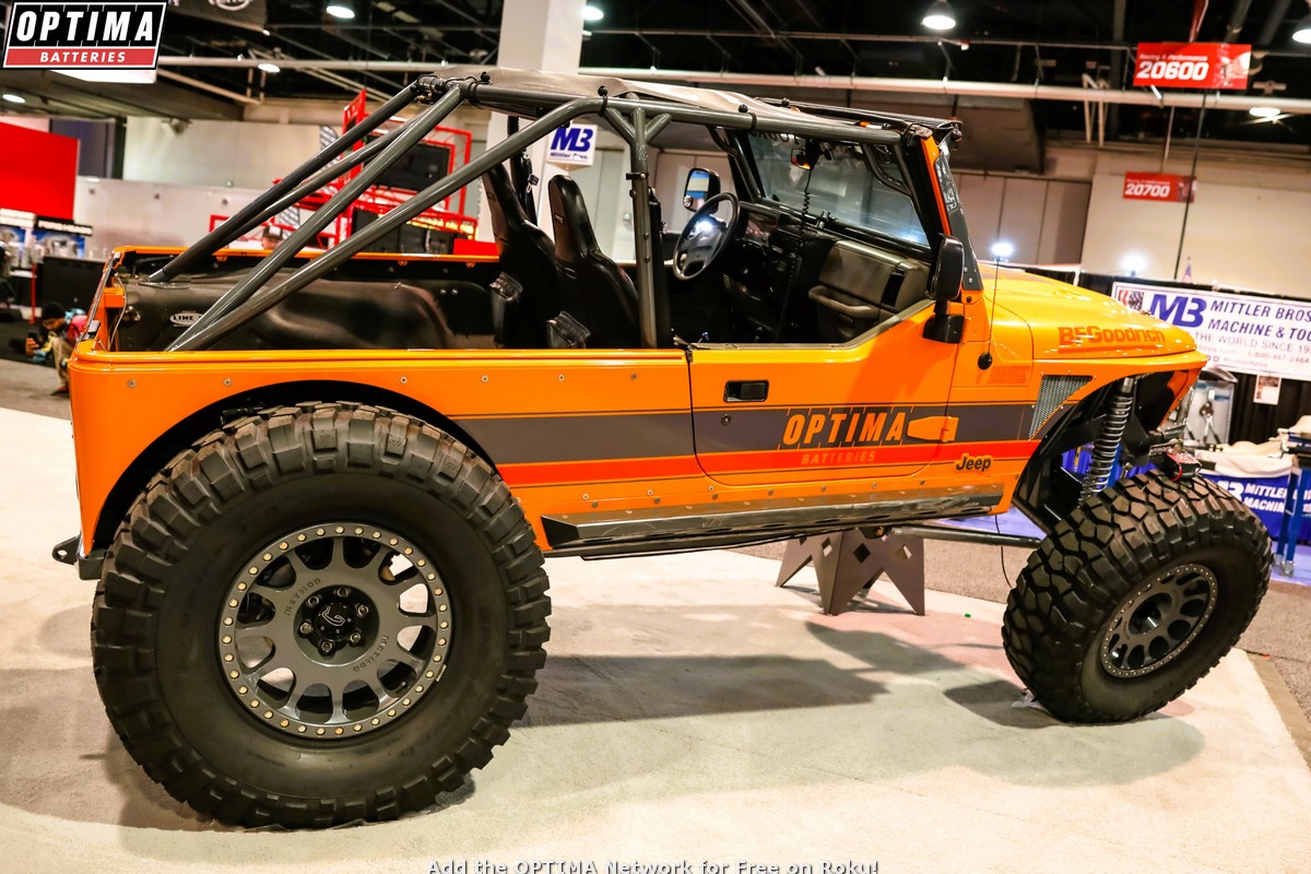 Larry McRae's Jeep at the 2019 SEMA Show in Las Vegas