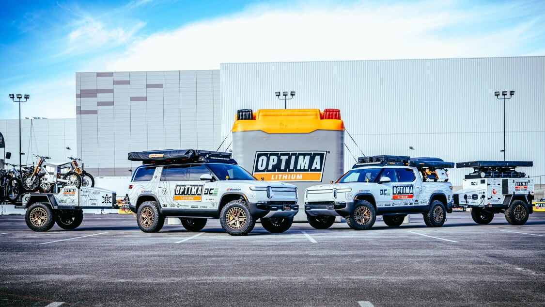 OPTIMA Sponsored Utility Vehicles at Rivian