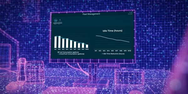 fleet management on computer cgi