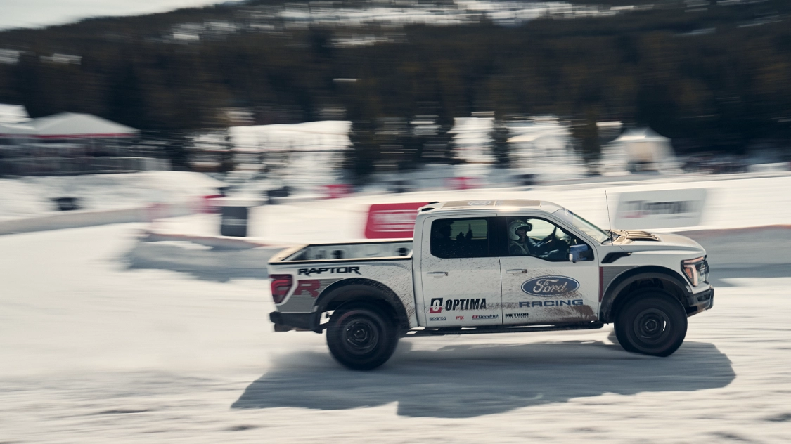 Ford racing truck Big Sky Ice Race