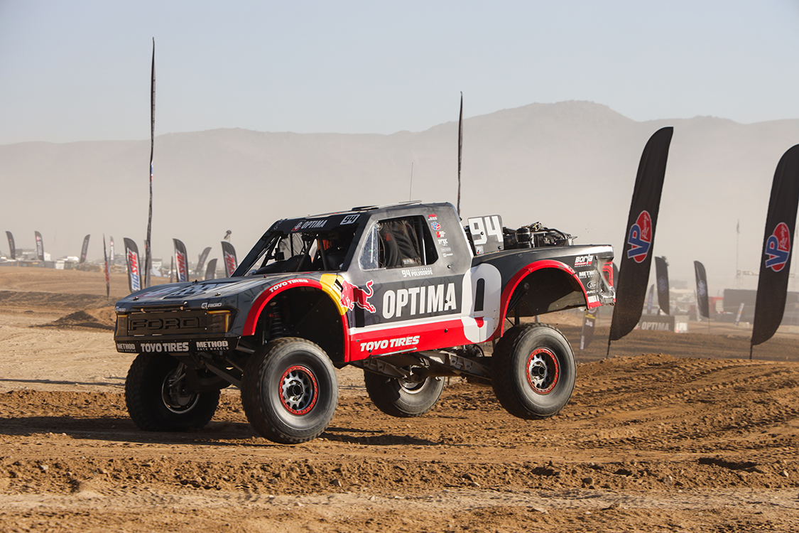 chris polvoorde's ford performance optima truck racing at king of the hammers