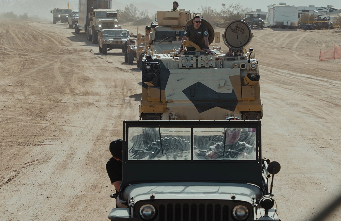 military monday parade at king of the hammers