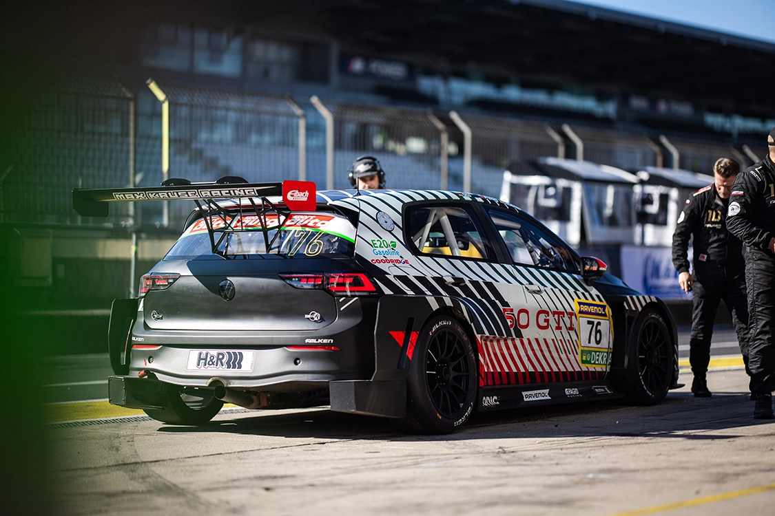 Max Kruse Racing car at Nurburgring