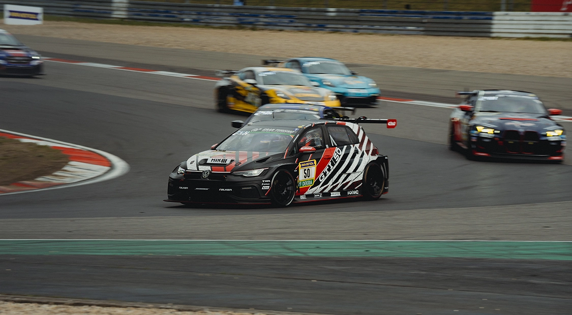Max Kruse Racing Car racing at Nurburgring