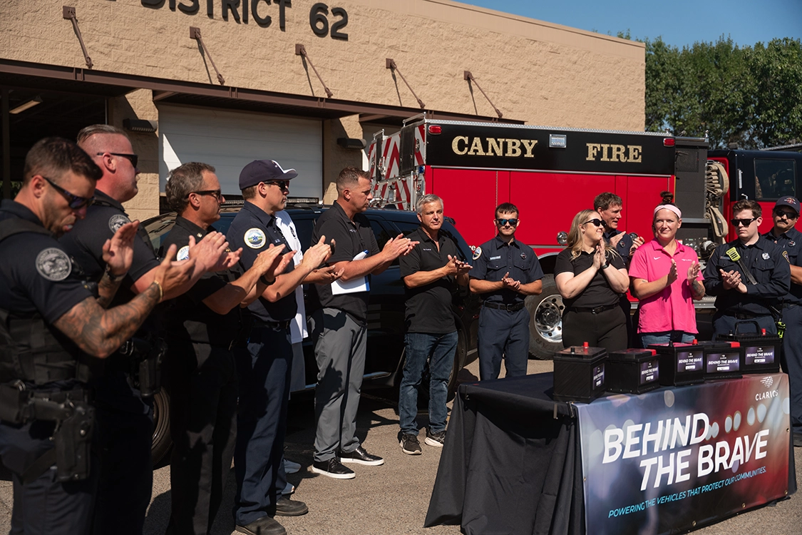 Canby Fire station - Behind the Brave ceremony