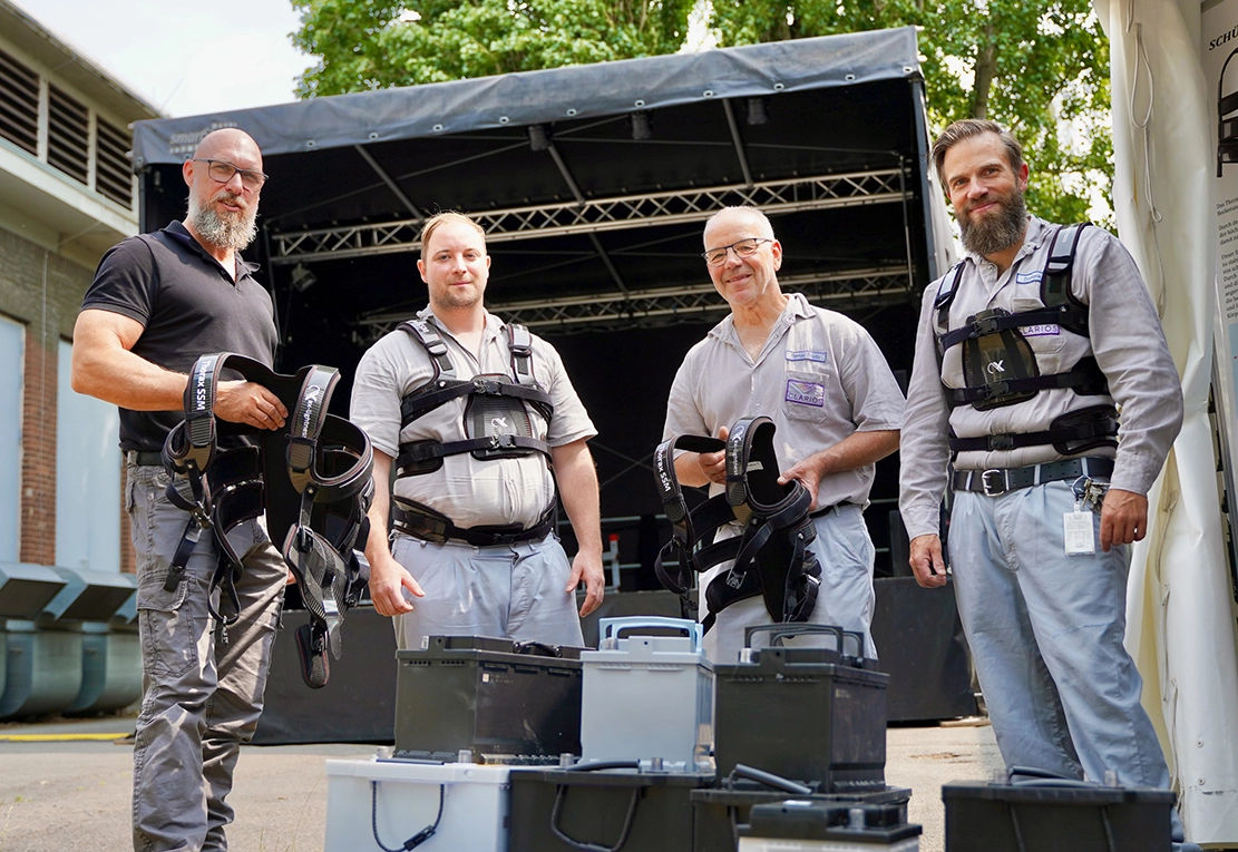 exoskeleton testing in action for better health in the workplace