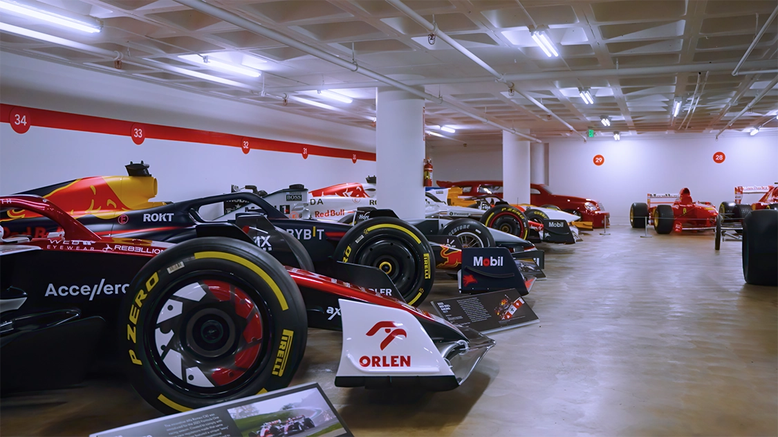 Petersen Museum Formula One Exhibit