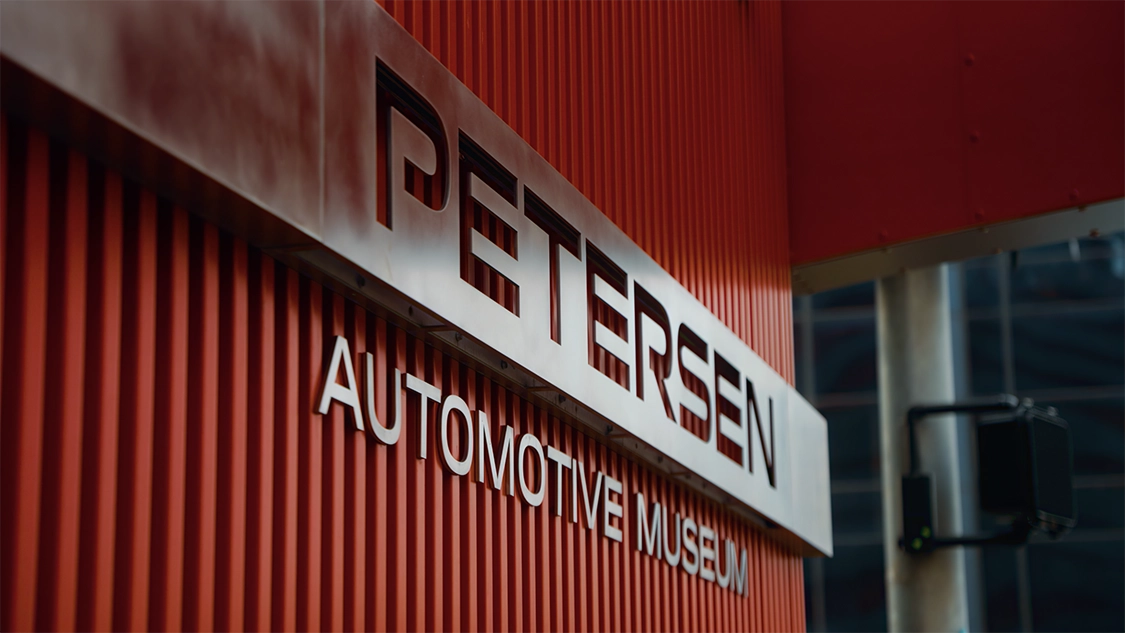 Petersen Museum Sign