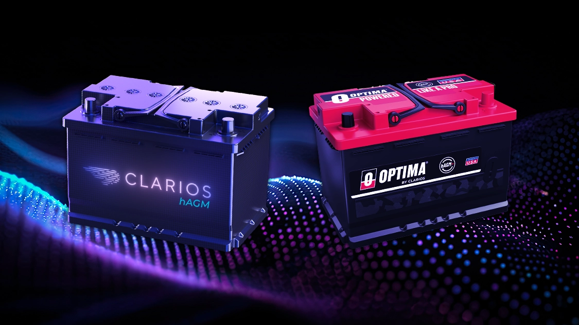 Clarios hAGM and OPTIMA red top hAGM