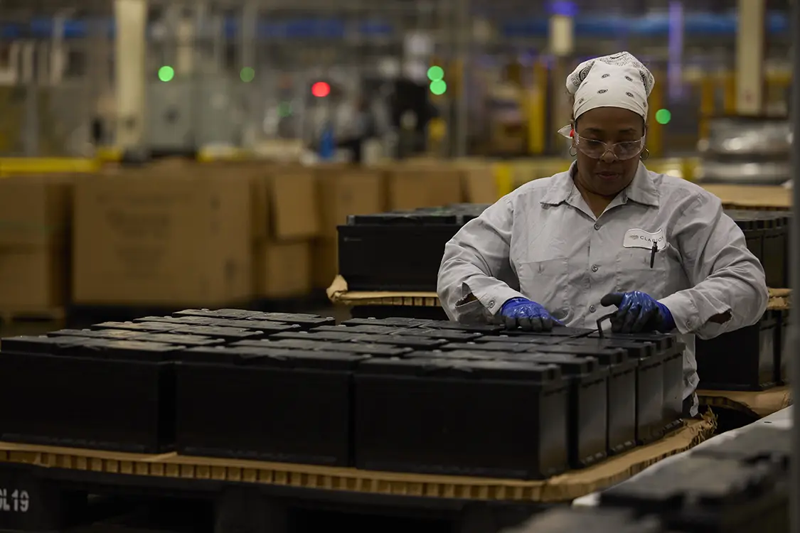 employee at Toledo plant