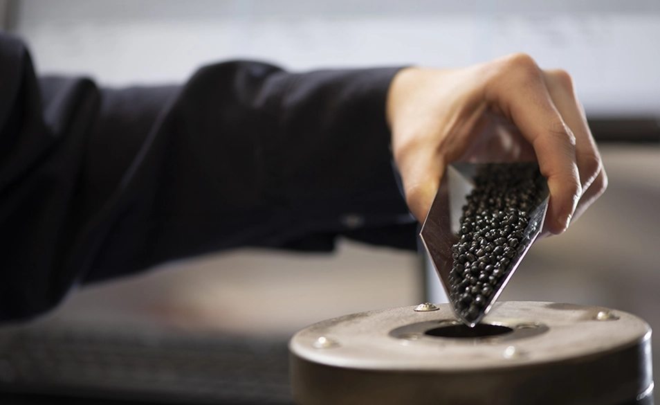 Seculene Polypropylene being poured into production